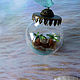 Pendant globe with microminiature "Longing for the sea". Pendants. WhiteRacoon's handcrafts. My Livemaster. Фото №6