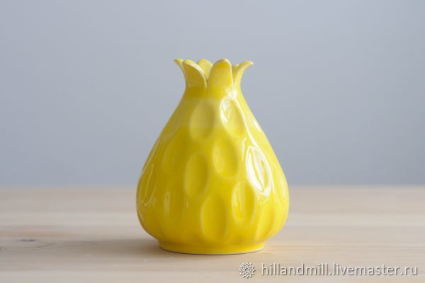 Vase 'Yellow Sun' M 0.6, Vases, Vyazniki,  Фото №1