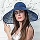 Шляпка "Эдит". Шляпы. Лилия Гуреева (liagureeva). Интернет-магазин Ярмарка Мастеров.  Фото №2