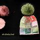 Шапка "AZTECA 81" (шапка , шапка вязаная, шапка). Шапки. Ирина(shvilinka.knit). Ярмарка Мастеров.  Фото №5