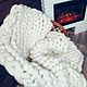 Толстый плед из 100% шерсти мериноса. Пледы. KnitoMania. Ярмарка Мастеров.  Фото №4