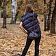 Чёрная сумка max mara Weekend стеганая тканевая сумка дутая воздушная. Классическая сумка. РИДИКЮЛИ / СУМКИ  С ФЕРМУАРОМ. Ярмарка Мастеров.  Фото №4