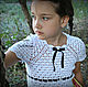 Blouse to school 'first-grader'. Sweater Jackets. Shop Natalia Glebovskaya. Online shopping on My Livemaster.  Фото №2