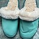 Sheepskin leather slippers, Slippers, Moscow,  Фото №1