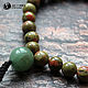 Rosary of unakite and aventurine, 27 beads. Rosary. ArtLesinao. Online shopping on My Livemaster.  Фото №2