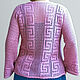 Fillet crochet jumper Openwork labyrinths. Shirts-nets. talking-sweater. My Livemaster. Фото №5