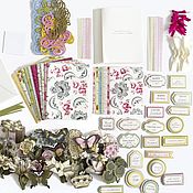 Материалы для творчества handmade. Livemaster - original item Basic Set-Anna Griffin Engraved Botanica Card Kit. Handmade.