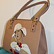 Leather artistic handbag "Tamara Lempicka. In the Midsummer". Classic Bag. Leather  Art  Phantasy. My Livemaster. Фото №4