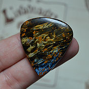 Материалы для творчества handmade. Livemaster - original item Pietersite. Cabochon 37h34h4. Handmade.
