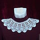 Lace collar No. №22. Collars. Lace knitting workshop. Lidiya.. Online shopping on My Livemaster.  Фото №2