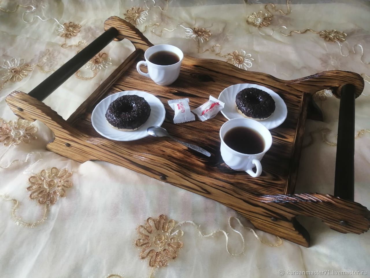 столик для кофе в постель своими руками