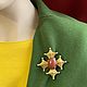 Винтаж: Pomerantz NY. Брошь. ABhFebC. Броши винтажные. Винтажная Америка. Ярмарка Мастеров.  Фото №6