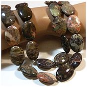 Материалы для творчества handmade. Livemaster - original item Jasper beads oval 25h18h8 mm!. Handmade.