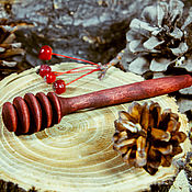 Для дома и интерьера handmade. Livemaster - original item Wooden Drizzle - Birch Honey spoon. D2. Handmade.