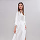 Long Silk Bridal Robe, Bridal Lingerie, Wedding Lingerie, Robes, Kiev,  Фото №1
