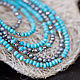  «Turquoise-silver 2», Бусы, Раменское,  Фото №1
