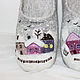 'HOUSES. The street of my childhood'. Slippers. Bugrina Oksana. Online shopping on My Livemaster.  Фото №2