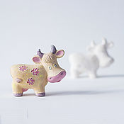 Материалы для творчества handmade. Livemaster - original item Toy for painting (Cow). Handmade.