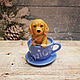  "Собачка в чашке" сувенирное подарок породы собак. Мыло. Мыло ручной работы - Edenicsoap. Ярмарка Мастеров.  Фото №4