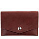 The leather cover holder for passport and cards is hand sewn, Passport cover, Moscow,  Фото №1