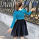 Tulle pleated skirt for a girl of 8-11 years old, Child skirt, Naberezhnye Chelny,  Фото №1