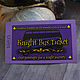 A bus ticket 'Knight Bus'(Night knight). Holiday Design. lumoss. Online shopping on My Livemaster.  Фото №2