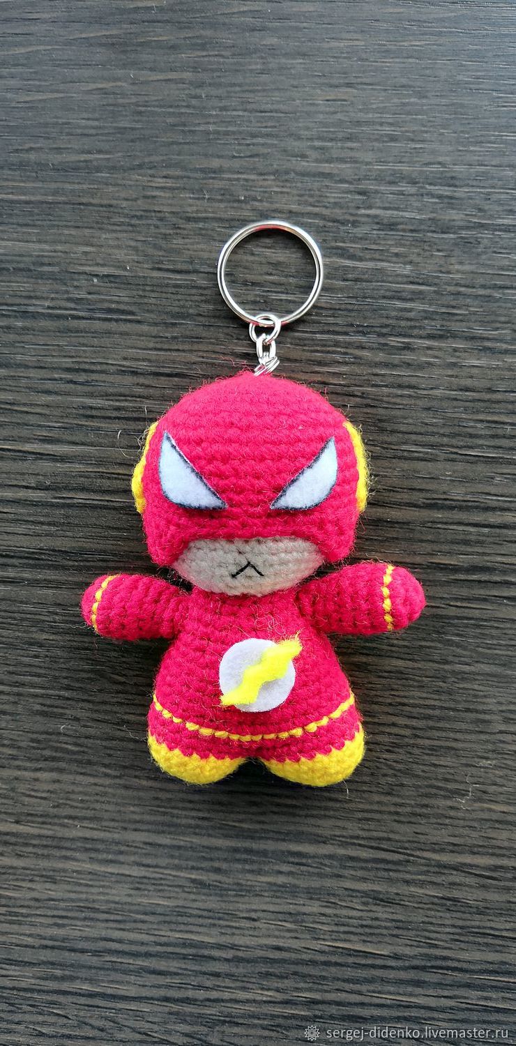 Вязаная игрушка амигуруми Флэш / Flash Марвел / Marvel в интернет-магазине  на Ярмарке Мастеров | Амигуруми куклы и игрушки, Москва - доставка по  России. Товар продан.