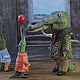  Крокодил Крокодилович с детьми, Мини фигурки и статуэтки, Санкт-Петербург,  Фото №1