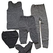 Одежда handmade. Livemaster - original item Vest leggings socks pantaloons underpants made of wool. Handmade.
