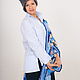 Order Crochet shawl 'Blooming almond-3' based on V. Van Gogh. asmik (asmik). Livemaster. . Shawls Фото №3