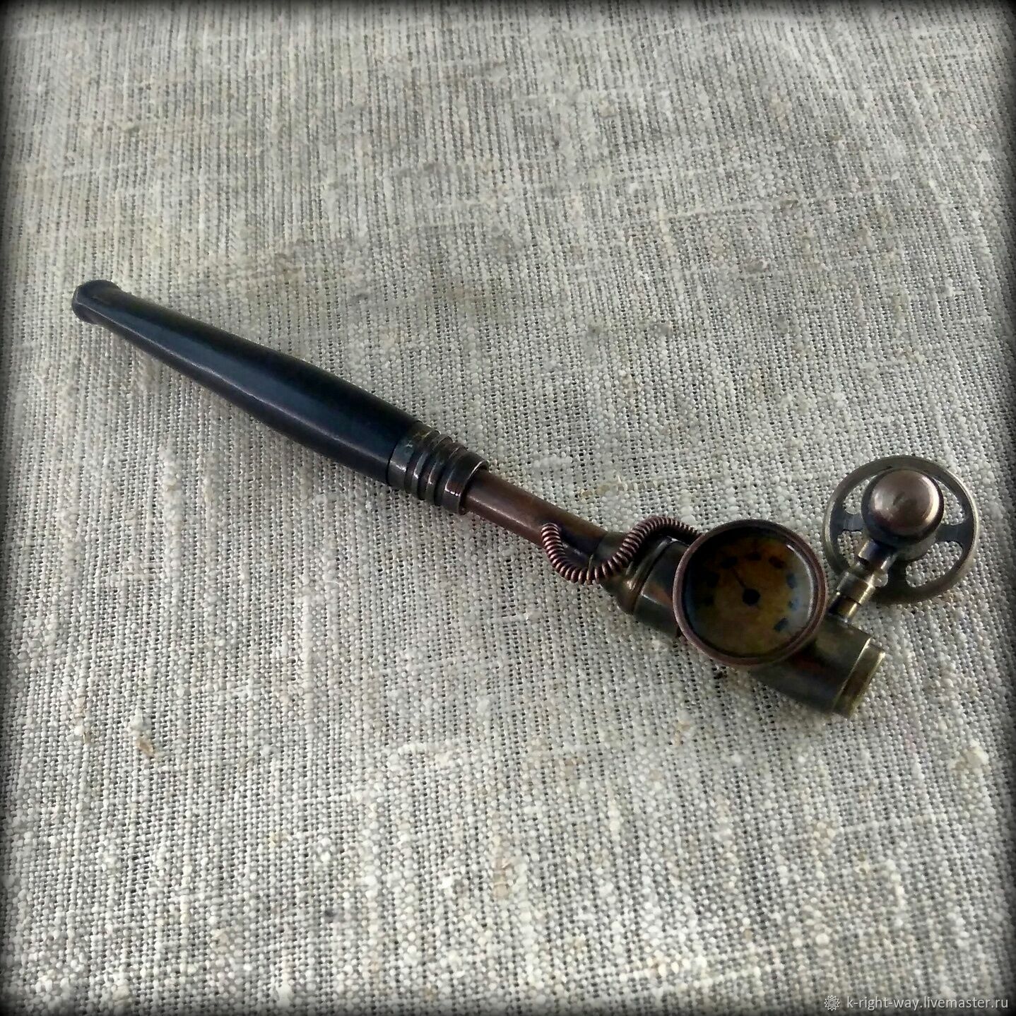 Steampunk mouthpiece, Cigarette holder, St. Petersburg,  Фото №1