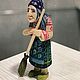 Order BABA YAGA with a broom CARVED, 22 cm. Ручной Лис. Livemaster. . Figurines in Russian style Фото №3
