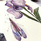 Painting 'Iris and similar to it' watercolor (flowers). Pictures. Nadezda Perova. Online shopping on My Livemaster.  Фото №2