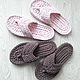 Тапочки домашние вязаные FLIP-FLOPS, Тапочки, Москва,  Фото №1
