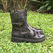 Обувь ручной работы handmade. Livemaster - original item TERRA Python leather boots. Handmade.