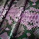 Python skin, color purple shade of fuchsi, clothing soft dressing!, Leather, St. Petersburg,  Фото №1