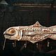Вешалка "Рыба рыбная" из старого дерева. Вешалки и крючки. Driftwood из сарая (tmsava). Интернет-магазин Ярмарка Мастеров.  Фото №2