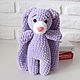 Plush Bunny knit. Stuffed Toys. OlikCrochet by Olik Ask. Online shopping on My Livemaster.  Фото №2