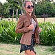 Fashionable female jacket from a Python, Outerwear Jackets, Moscow,  Фото №1