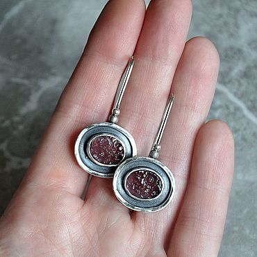 Серебряные серьги с жемчугом Ажур – заказать на Ярмарке Мастеров ...