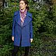 Denim coat blue double breasted, Coats, Novosibirsk,  Фото №1