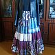 Long patchwork boho romantic cotton skirt. Skirts. Precious-things (precious-things). Online shopping on My Livemaster.  Фото №2