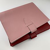 Канцелярские товары handmade. Livemaster - original item A5 Glider notebook on rings made of genuine leather A5 on rings. Handmade.
