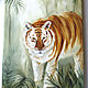 Tiger Oil painting 30 x 40 cm animals. Pictures. Viktorianka. Online shopping on My Livemaster.  Фото №2
