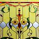 Stained glass panels in the niche. Stained glass. Glass Flowers. My Livemaster. Фото №4