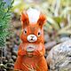 Order Felted toy squirrel Anfisa. Felt toy fromKristina Antropova. Livemaster. . Felted Toy Фото №3