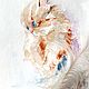'Ginger' watercolor painting (cats, ginger, animals), Pictures, Korsakov,  Фото №1