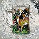 Расписная пивная кружка, Подарки на 23 февраля, Тула,  Фото №1