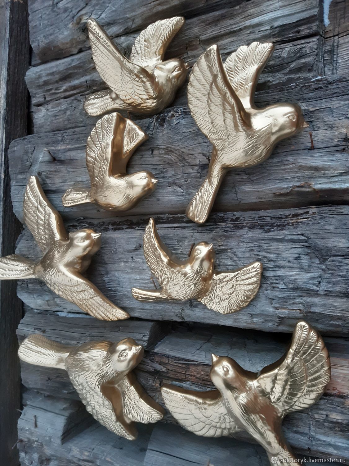 Декоративные птицы из гипса: классная идея для декора стен | Concrete, Wood, Crafts