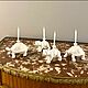 Винтаж: Подсвечники Медведи и Черепахи бисквит, Подсвечники винтажные, Москва,  Фото №1